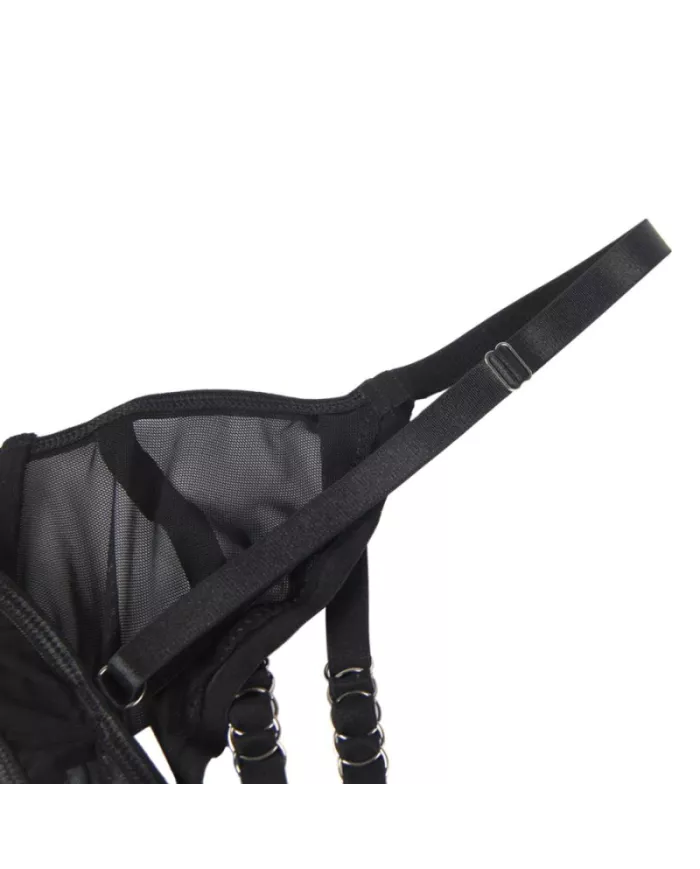 SUBBLIME - ENSEMBLE DEUX PIÈCES DE SOUTIEN-GORGE TRANSPARENT ET BANDES S/M SUBBLIME - ENSEMBLE DEUX PIÈCES DE SOUTIEN-GORGE TRANSPARENT ET BANDES S/M