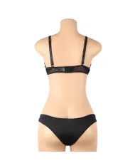 SUBBLIME - ENSEMBLE DEUX PIÈCES DE SOUTIEN-GORGE TRANSPARENT ET BANDES S/M SUBBLIME - ENSEMBLE DEUX PIÈCES DE SOUTIEN-GORGE TRANSPARENT ET BANDES S/M