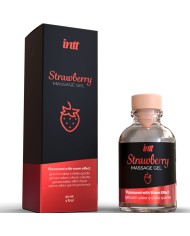 INTT MASSAGE & ORAL SEX - GEL DE MASSAGE EFFET CHAUD SAVEUR FRAISE
