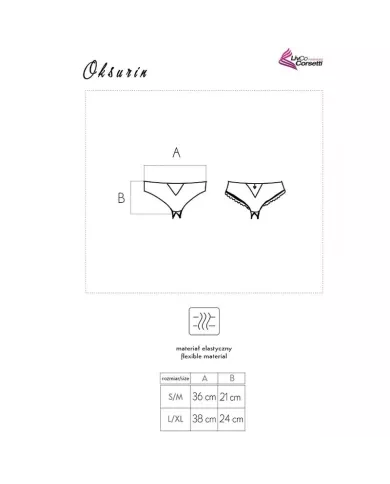 LIVCO CORSETTI FASHION - CULOTTE OKSURIN SANS CROTCHLESS NOIR LIVCO CORSETTI FASHION - CULOTTE OKSURIN SANS CROTCHLESS NOIR