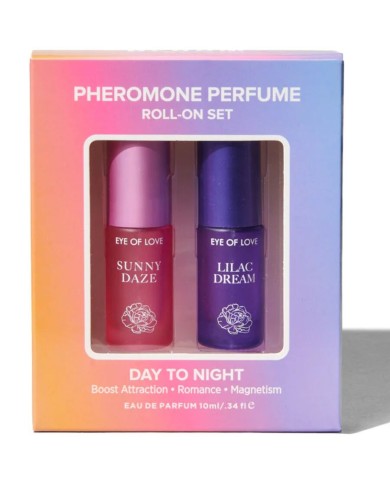 EYE OF LOVE - BLOOM DAY TO NIGHT COFFRET DE PARFUM ROLL-ON AUX PHÉROMONES 2 X 5 ML