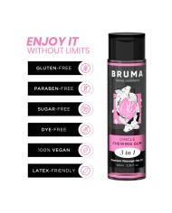 BRUMA - HUILE DE MASSAGE PREMIUM EFFET CHALEUR SAVEUR GOMME 3 EN 1 - 100 ML