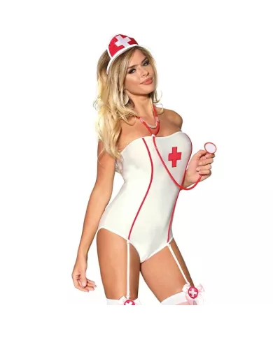 SUBBLIME - COSTUME DINFIRMIÈRE SEXY AVEC TEDDY S/M