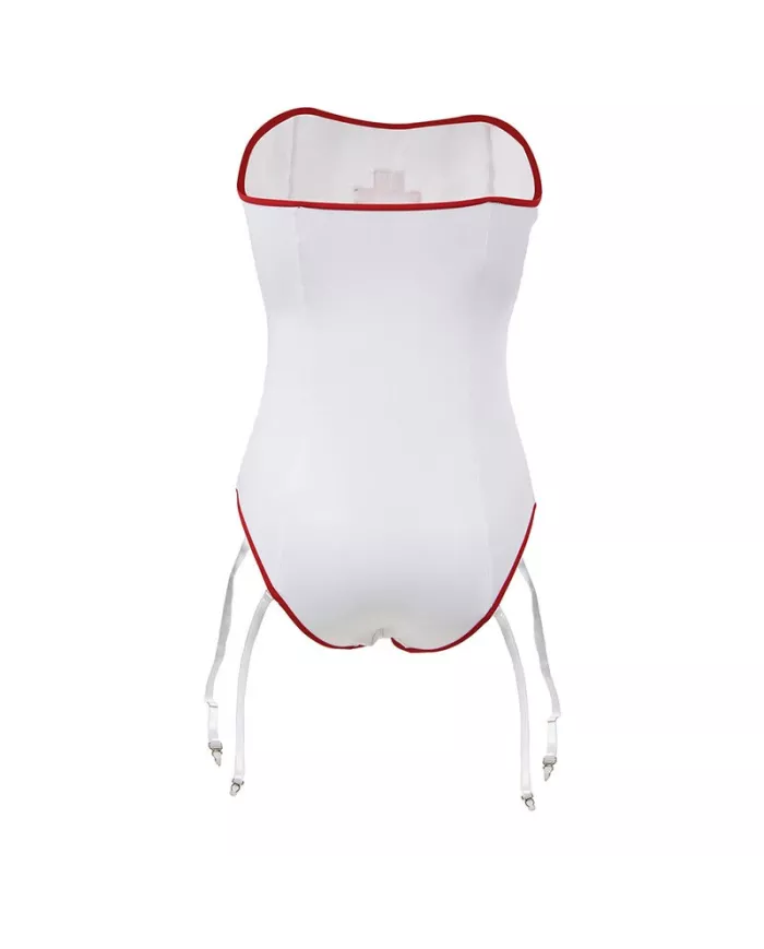 SUBBLIME - COSTUME DINFIRMIÈRE SEXY AVEC TEDDY S/M SUBBLIME - COSTUME DINFIRMIÈRE SEXY AVEC TEDDY S/M