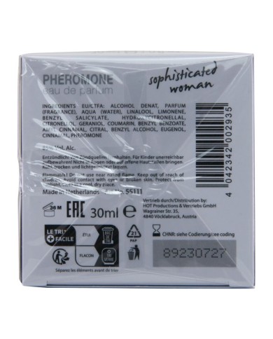 HOT - PARFUM AUX PHÉROMONES LONDON SOPHISTICATED WOMAN 30 ML