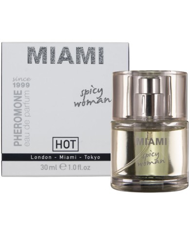 HOT - PARFUM AUX PHÉROMONES MIAMI SPICY WOMAN 30 ML