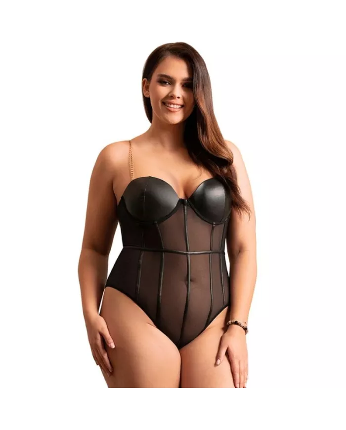 SUBBLIME - BODY NOIR  BRETELLES CHAÎNE L/XL