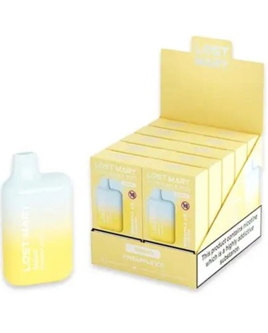 LOST MARY - BM600 VAPER NICOTINE 2% JETABLE ANANAS GLACE