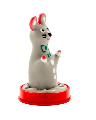 CONDOMERIE - PRÉSERVATIFS FANTAISIE PEINTS À LA MAIN MODÈLE SOURIS 1