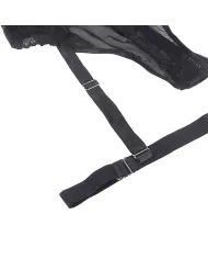 SUBBLIME - TEDDY AVEC JARRETIÈRE DÉTAIL POITRINE NOIR L/XL SUBBLIME - TEDDY AVEC JARRETIÈRE DÉTAIL POITRINE NOIR L/XL