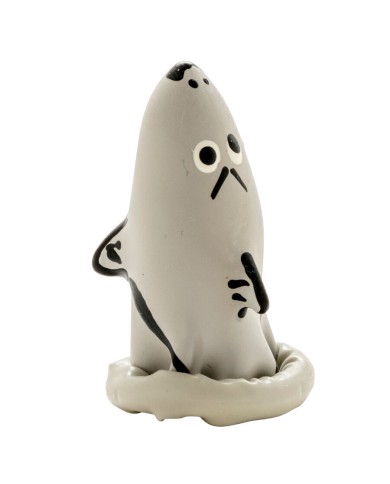CONDOMERIE - PRÉSERVATIFS FANTAISIE PEINTS À LA MAIN MODÈLE REQUIN 1