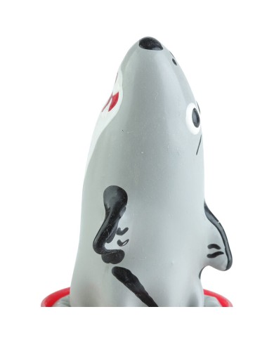 CONDOMERIE - PRÉSERVATIFS FANTAISIE PEINTS À LA MAIN MODÈLE REQUIN 1