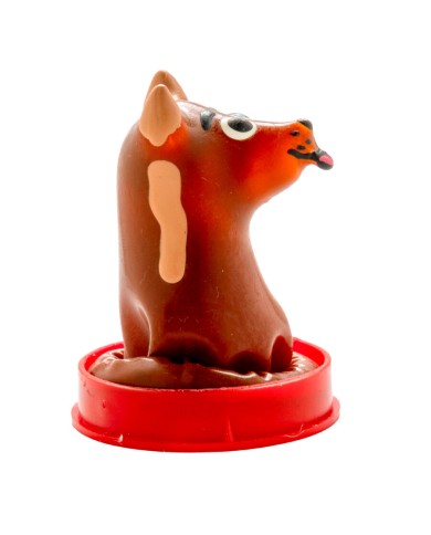 CONDOMERIE - PRÉSERVATIFS FANTAISIE PEINTS À LA MAIN EN FORME DE CHIEN