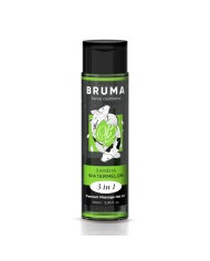 BRUMA - HUILE DE MASSAGE PREMIUM EFFET CHALEUR SAVEUR DE PASTÈQUE 3 EN 1 - 100 ML