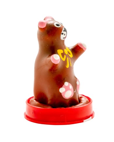 CONDOMERIE - PRÉSERVATIFS FANTAISIE PEINTS À LA MAIN OURS EN PELUCHE