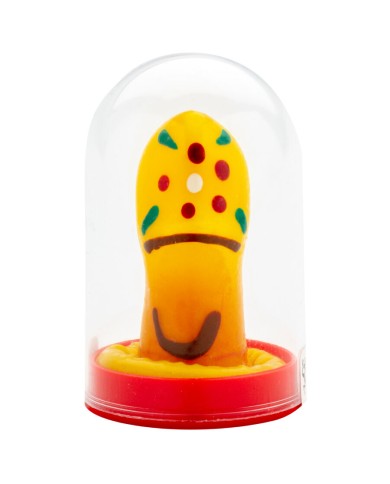 CONDOMERIE - SABOTS DE PRÉSERVATIFS FANTAISIE PEINTS À LA MAIN