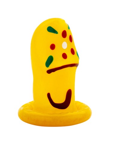CONDOMERIE - SABOTS DE PRÉSERVATIFS FANTAISIE PEINTS À LA MAIN