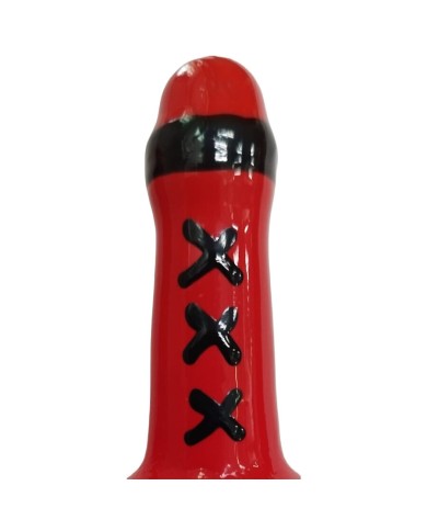 CONDOMERIE - PRÉSERVATIFS FANTAISIE PEINTS À LA MAIN AMSTERDAM ROUGE