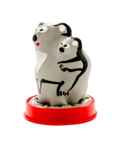 CONDOMERIE - PRÉSERVATIFS FANTAISIE PEINTS À LA MAIN KOALA + YOUNG