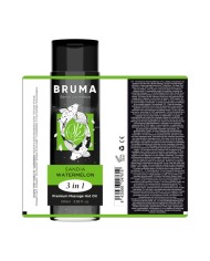 BRUMA - HUILE DE MASSAGE PREMIUM EFFET CHALEUR SAVEUR DE PASTÈQUE 3 EN 1 - 100 ML