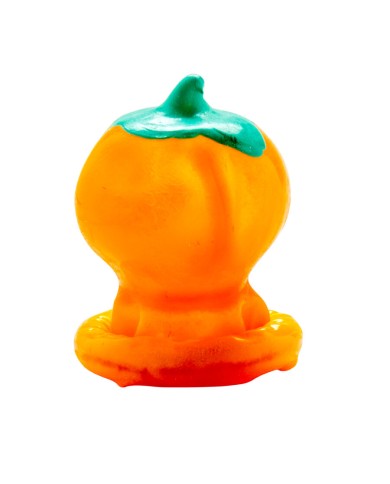 CONDOMERIE - PRÉSERVATIFS FANTAISIE PEINTS À LA MAIN CITROUILLE