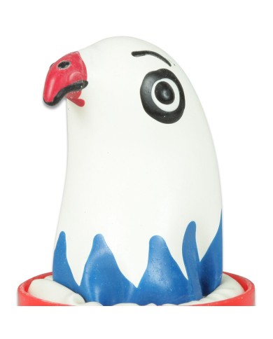 CONDOMERIE - PRÉSERVATIFS FANTAISIE PEINTS À LA MAIN AIGLE