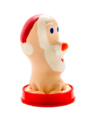 CONDOMERIE - PRÉSERVATIFS FANTAISIE PEINTS À LA MAIN PÈRE NOËL