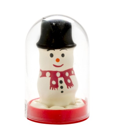 CONDOMERIE - PRÉSERVATIFS FANTAISIE PEINTS À LA MAIN BONHOMME DE NEIGE