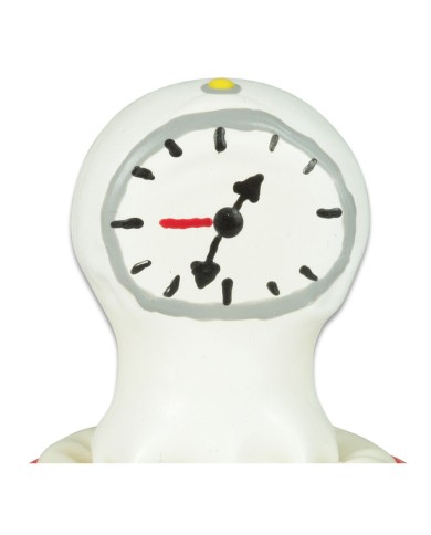 CONDOMERIE - HORLOGE À PRÉSERVATIFS FANTAISIE PEINTE À LA MAIN