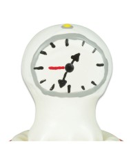CONDOMERIE - HORLOGE À PRÉSERVATIFS FANTAISIE PEINTE À LA MAIN