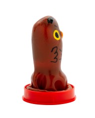 CONDOMERIE - PRÉSERVATIFS FANTAISIE PEINTS À LA MAIN HIBOU