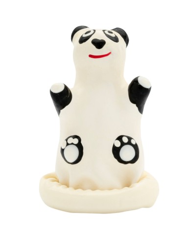 CONDOMERIE - PRÉSERVATIFS FANTAISIE PEINTS À LA MAIN MODÈLE PANDA 1