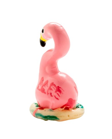 CONDOMERIE - PRÉSERVATIFS FANTAISIE PEINTS À LA MAIN ROSE FLAMANT