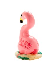 CONDOMERIE - PRÉSERVATIFS FANTAISIE PEINTS À LA MAIN ROSE FLAMANT
