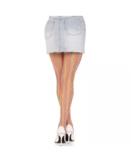 LEG AVENUE - BAS AU CROCHET MULTICOLORE