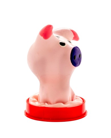 CONDOMERIE - PRÉSERVATIFS FANTAISIE PEINTS À LA MAIN TÊTE DE COCHON