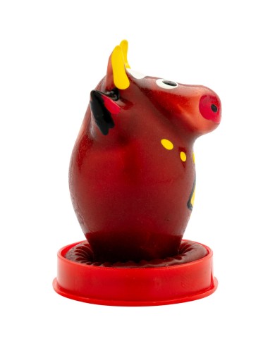 CONDOMERIE - PRÉSERVATIFS FANTAISIE PEINTS À LA MAIN MODÈLE TAUREAU 1