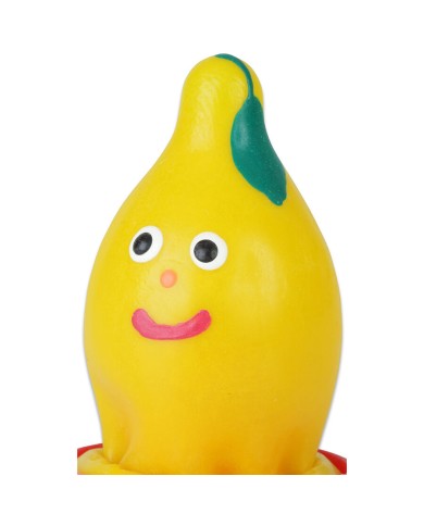 CONDOMERIE - PRÉSERVATIFS FANTAISIE PEINTS À LA MAIN CITRON