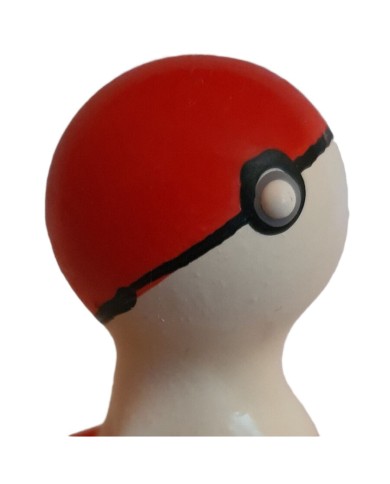 CONDOMERIE - PRÉSERVATIFS FANTAISIE PEINTS À LA MAIN POKEBALL ROUGE-BLANC