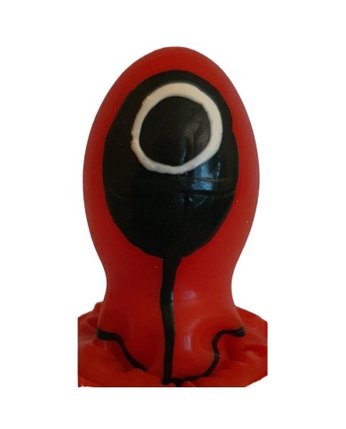 CONDOMERIE - CERCLE DE PRÉSERVATIFS FANTAISIES PEINTS À LA MAIN