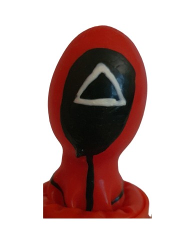 CONDOMERIE - TRIANGLE DE PRÉSERVATIFS FANTAISIES PEINTS À LA MAIN