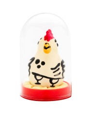CONDOMERIE - PRÉSERVATIFS FANTAISIE PEINTS À LA MAIN COQ COCKY
