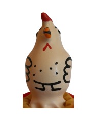 CONDOMERIE - PRÉSERVATIFS FANTAISIE PEINTS À LA MAIN COQ COCKY