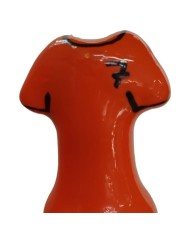 CONDOMERIE - PRÉSERVATIFS FANTAISIE PEINTS À LA MAIN T-SHIRT ORANGE
