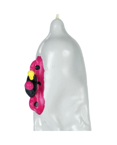 CONDOMERIE - PRÉSERVATIFS FANTAISIE PEINTS À LA MAIN MOTO XL