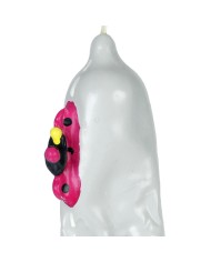 CONDOMERIE - PRÉSERVATIFS FANTAISIE PEINTS À LA MAIN MOTO XL