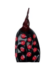 CONDOMERIE - PRÉSERVATIFS FANTAISIE PEINTS À LA MAIN NOIR FAKIR XL