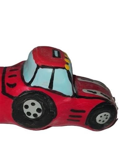 CONDOMERIE - PRÉSERVATIFS FANTAISIE PEINTS À LA MAIN TRACTEUR ROUGE XL