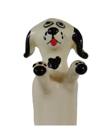 CONDOMERIE - PRÉSERVATIFS FANTAISIE PEINTS À LA MAIN HAPPY WHITE DOG XL