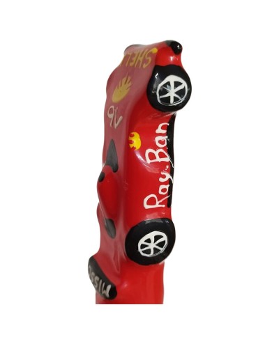 CONDOMERIE - PRÉSERVATIFS FANTAISIE PEINTS À LA MAIN F1 FERRARI XL